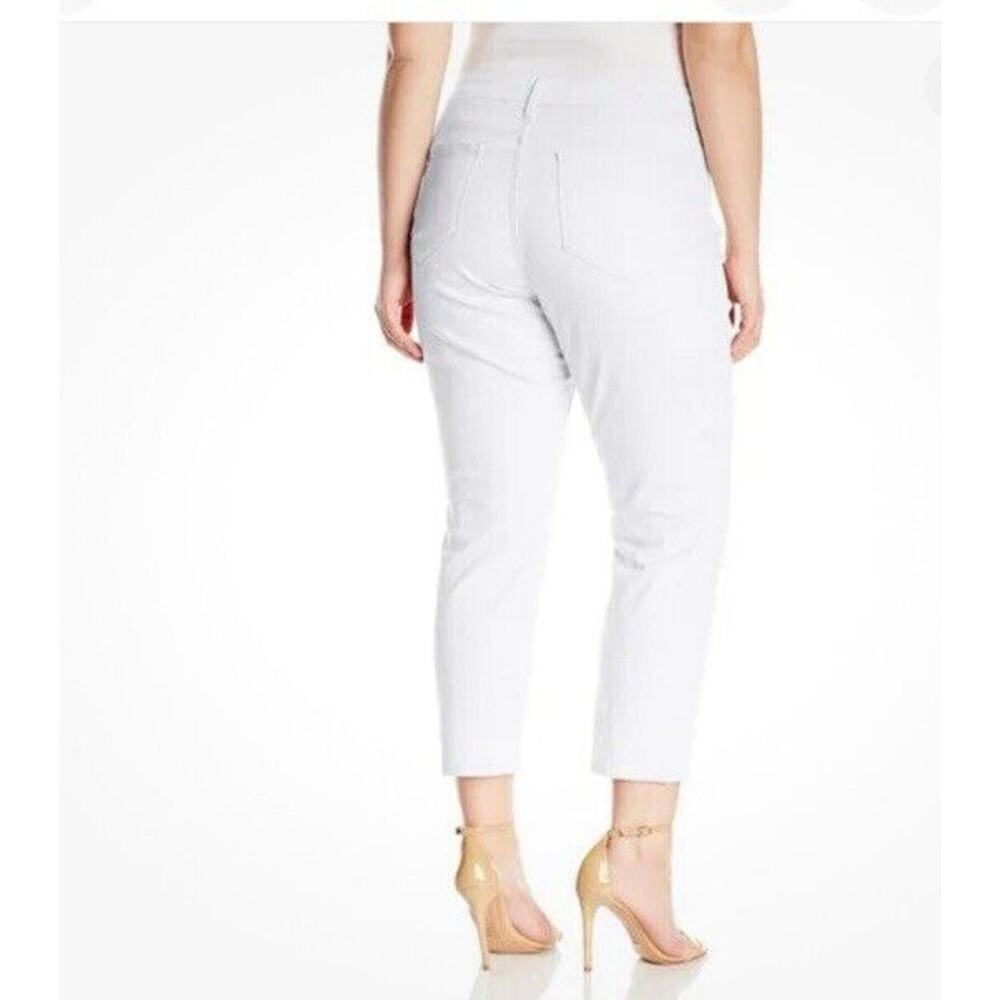 NWT NYDJ Women's Alina Jeans Size 18 Lift x Tuck Pull On Skinny Optic White - Picture 1 of 14